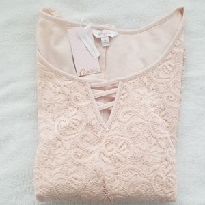 Candies Long Sleeved Lace shirt
